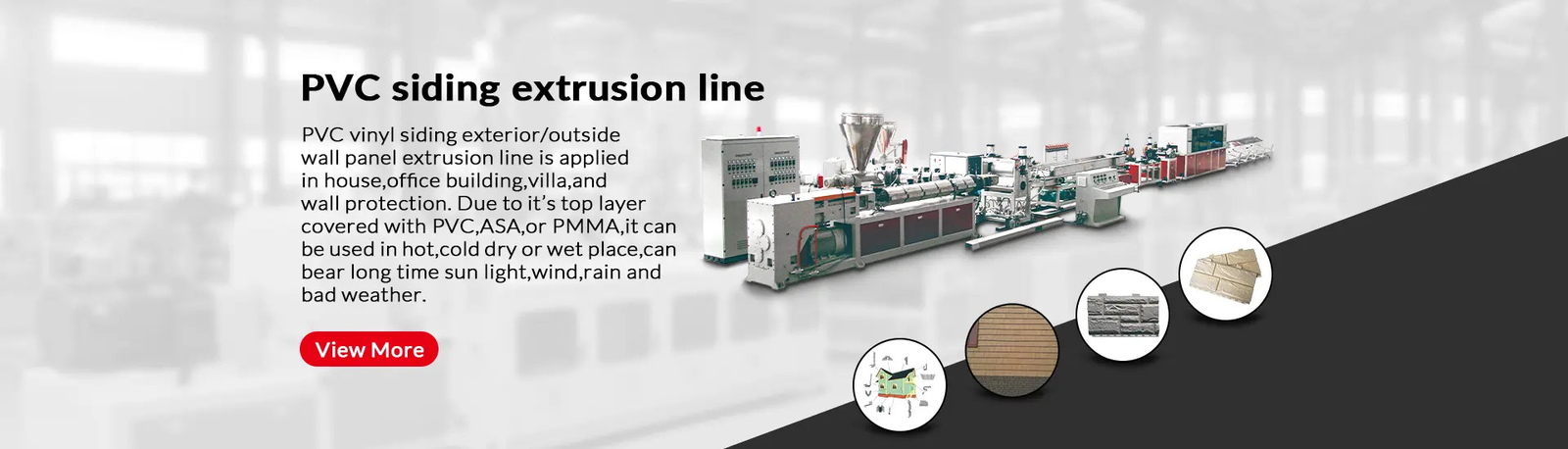 PVC-Hohlblechmaschine