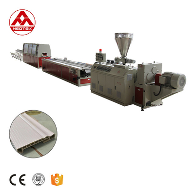 Co-rotationelle konische PVC-WPC-Extrusionslinie mit zwei Schrauben mit 38CrMoALA-Schraubmaterial