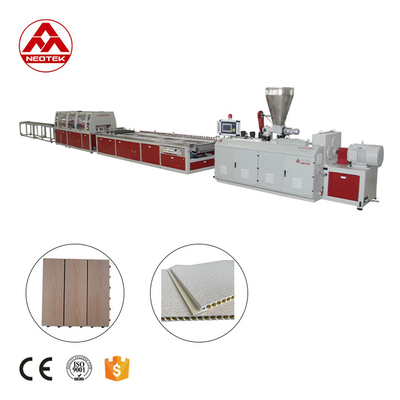 Zwei-Schrauben-Typ 19500 KG Ko-rotative Kegel-Zwei-Schrauben-PVC-WPC-Extrusionslinie für Bedürfnisse
