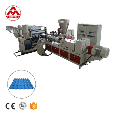 230 kW Leistung PVC-Glasur-Tagelextrusionslinie für die hohe Produktionskapazität 22000 KG