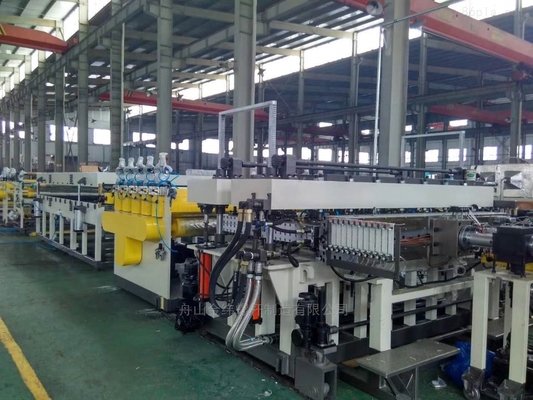320kW Leistung PC PP Hohlblatt Extrusionslinie mit fortschrittlicher Technologie