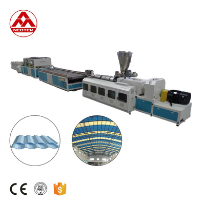 380V 50hz Spannung PVC Hohlblatt Extrusionsleitung mit 156 1 Schraub L/D Verhältnis Design