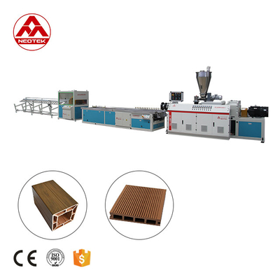 100kW Ko-rotative konische Zwillingschraube WPC-Extrusionslinie YF108 mit fortschrittlicher Technologie
