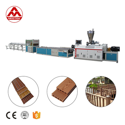 YF400 Doppelschrauben-PP-PE-Basis-WPC-Extrusionslinie für Kundenanforderungen