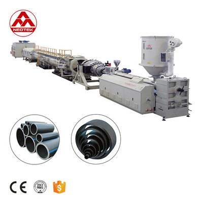 LG250 Wasser- und Gasversorgung PE-Rohr Extrusionsleitung mit 33 1 Schrauben L/D-Verhältnis