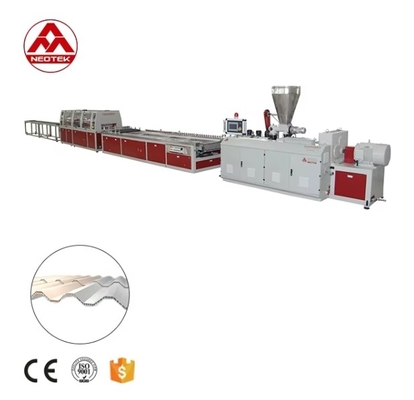Anpassungsfähige doppelgeschraubte Ko-drehende Kegelförmige PVC-Hohlplatten-Extrusionsmaschine