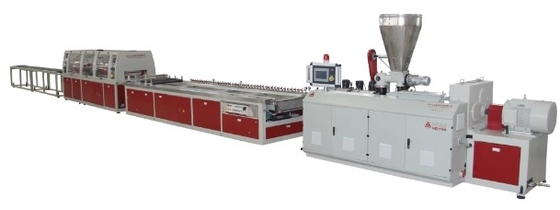 Anpassungsfähige doppelgeschraubte Ko-drehende Kegelförmige PVC-Hohlplatten-Extrusionsmaschine